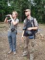 10 Serge with Wannes- a researcher from the Africa museum in Tervuren, exploring the Luki reserve